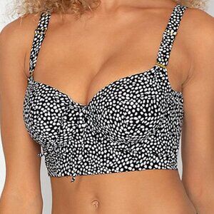 Long Lined Underwire Bikini Top 34D